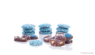 Chocolade geboorte blauw afbeelding