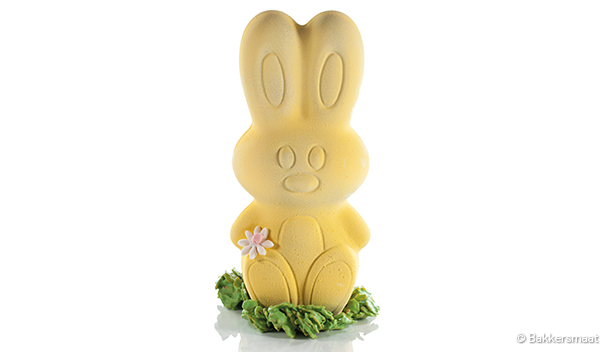 Paashaas geel (ca. 21 cm) melk